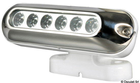 Faretto completo 6 LED bianchi